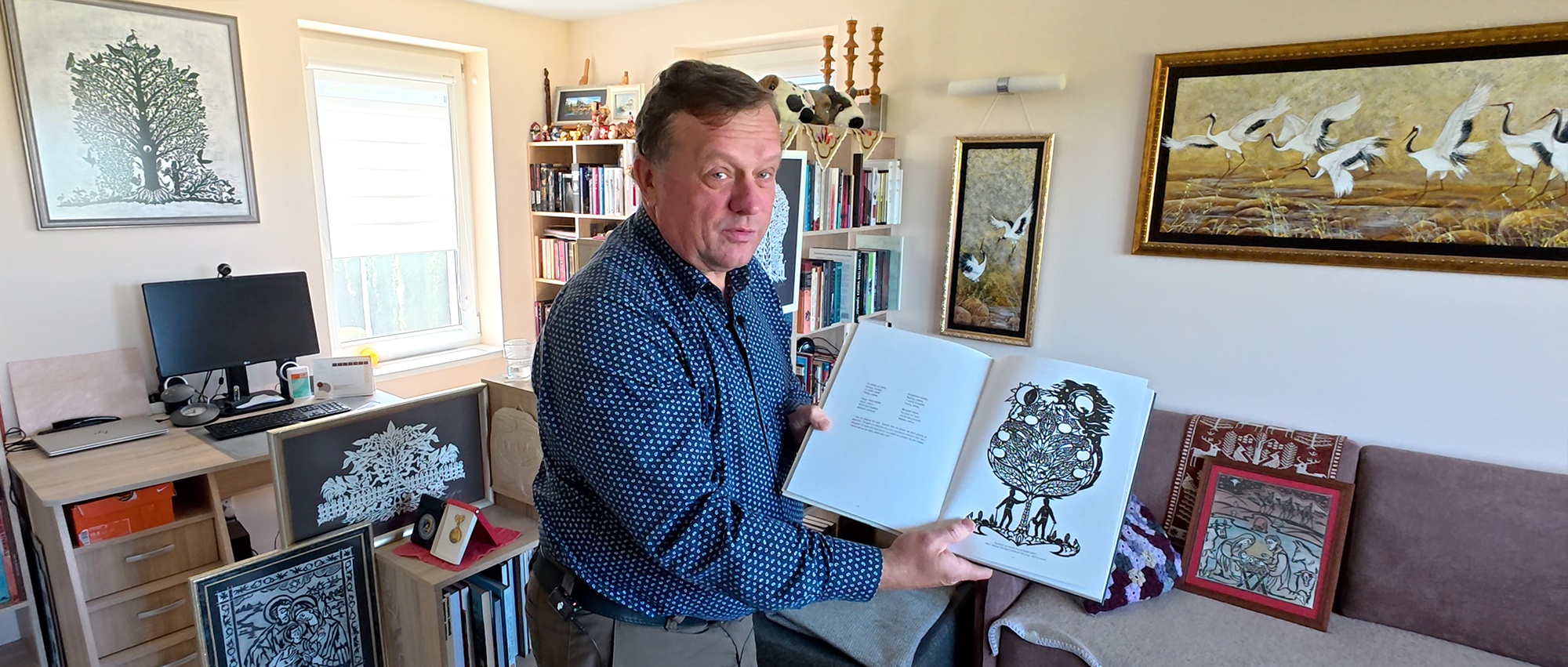 Klaidas Navickas – liaudies meno karpinių ir medžio raižinių ambasadorius