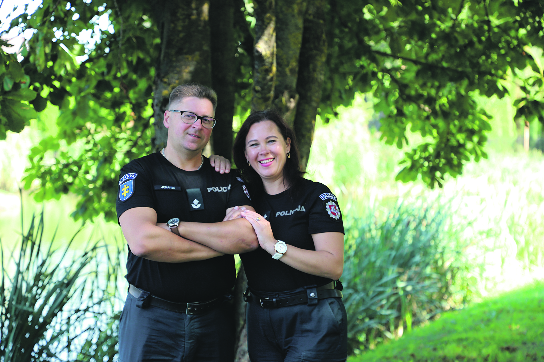 Pareigūnai Jonaičiai: mūsų mažėja, bet visuomenės likimo valiai nepaliekame